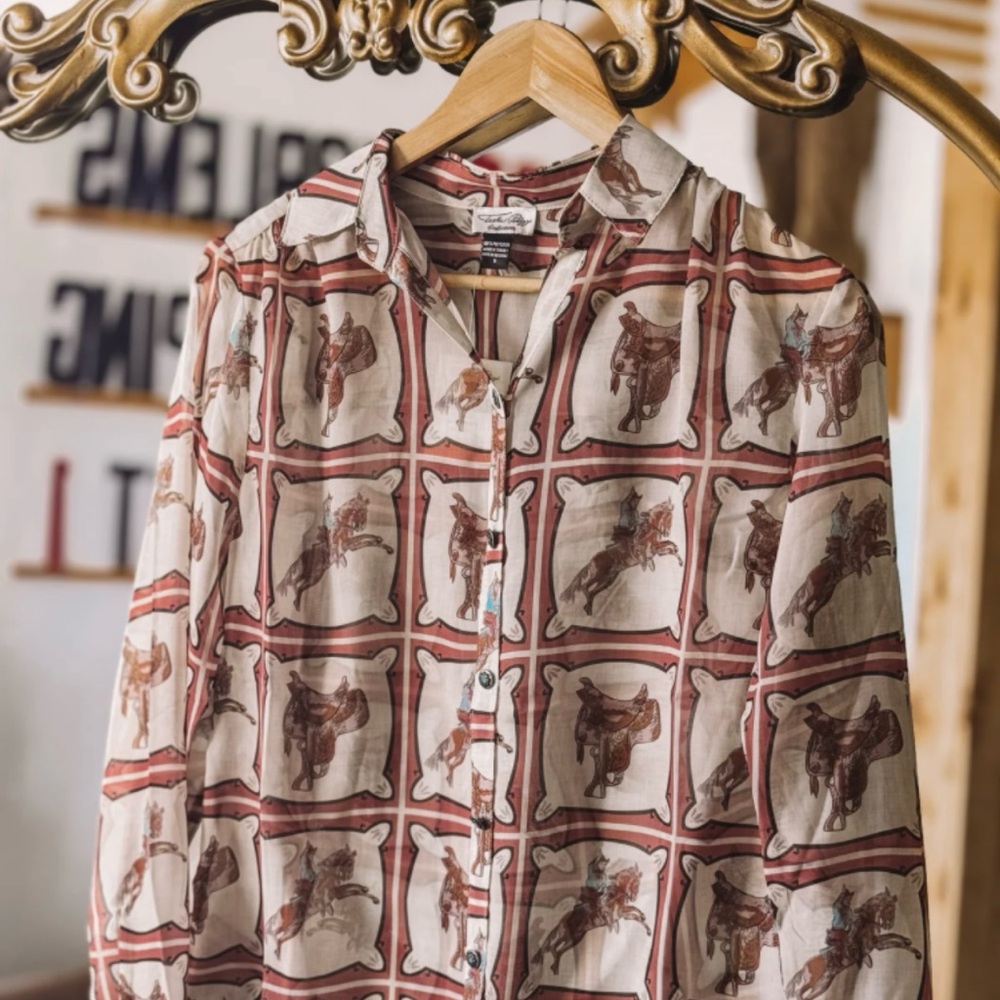 Tasha Polizzi Monty printed blouse - Picture 2 of 5